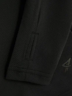 Tops Und T-Shirts|Activewear|Primark Performance-Sweatshirt Mit Viertelreißverschluss Schwarz