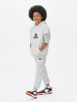 Hoodies Und Sweatshirts|Primark „PlayStation“ Hoodie Mit Logo Grau meliert