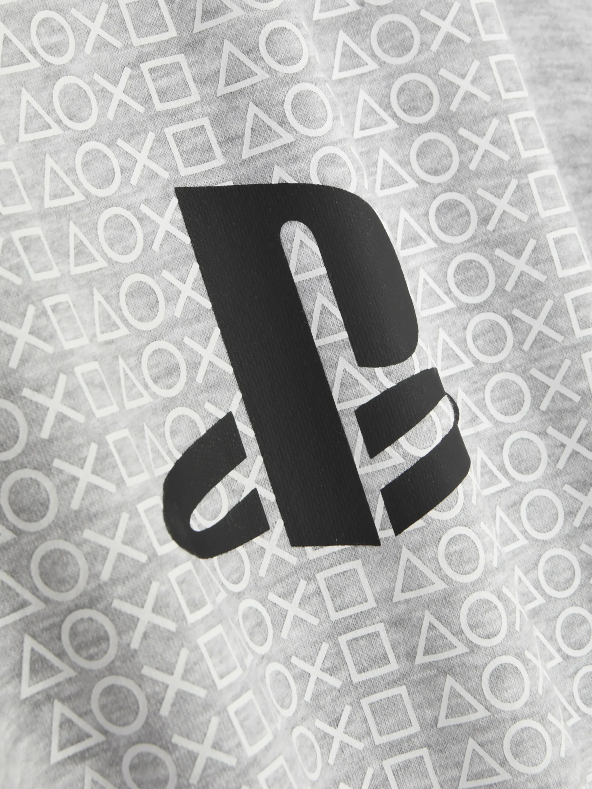 Hoodies Und Sweatshirts|Primark „PlayStation“ Hoodie Mit Logo Grau meliert
