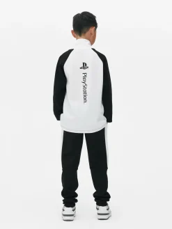 Jogginghosen|Primark „PlayStation“ Jogginghose In Blockfarben Schwarz