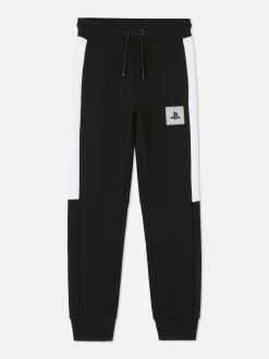 Jogginghosen|Primark „PlayStation“ Jogginghose In Blockfarben Schwarz