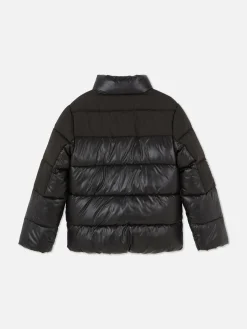 Jacken Und Mäntel|Primark „PlayStation“ Pufferjacke Schwarz