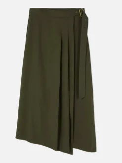 Röcke|Primark Plissierter „The Edit“ Rock Im Utility-Stil Khakifarben