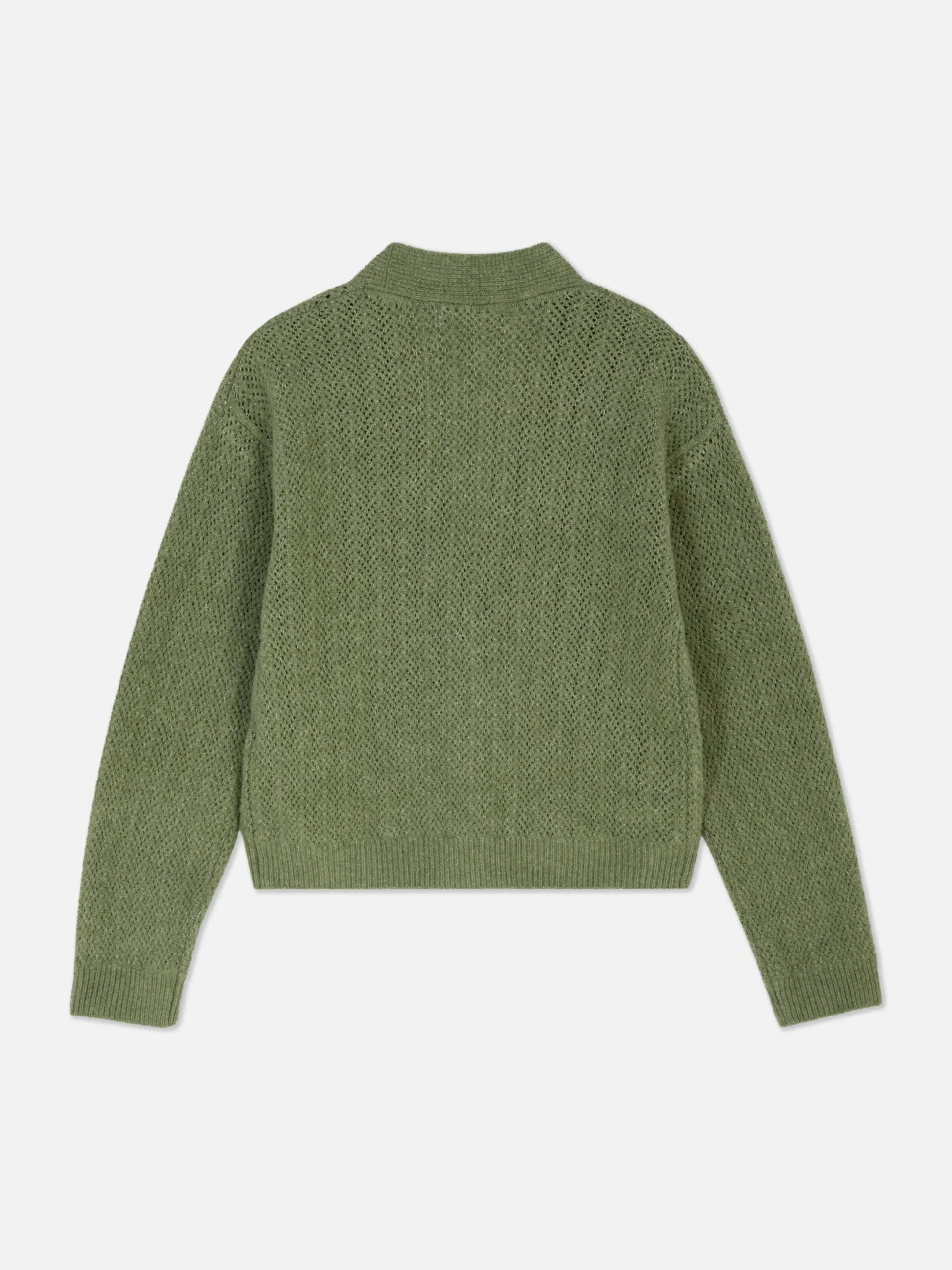 Pullover Und Cardigans|Primark Pointelle-Cardigan Mit V-Ausschnitt Grün