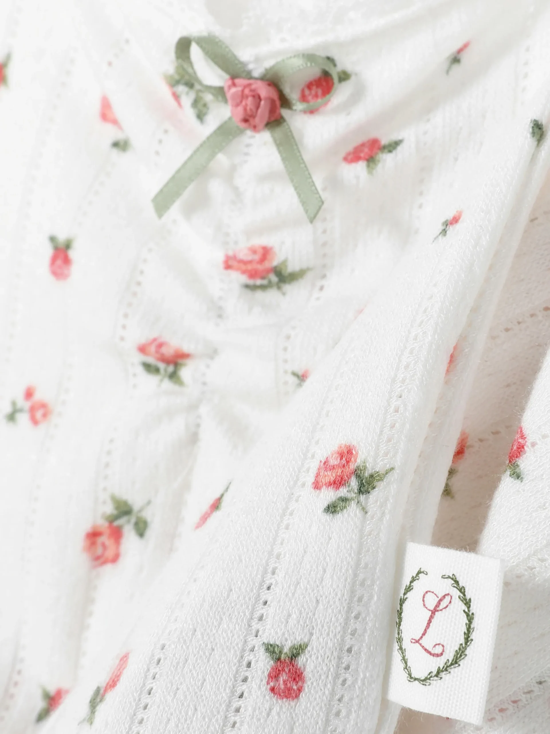 Schlafanzugoberteile|Primark Pointelle-Schlafanzug-Tanktop Mit Rosenmuster Multi
