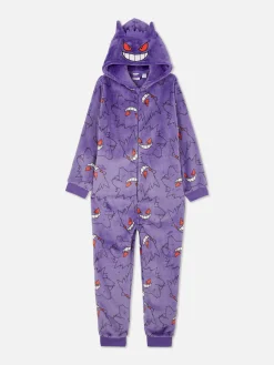 Halloween Alle|Snuddies Und Einteiler|Primark „Pokémon Gengar“ Einteiler Für Kinder Violett