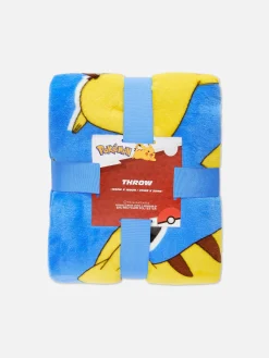 Decken Und Überwurfe|Primark „Pokémon Pikachu“ Überwurf Mit Kapuze Blau