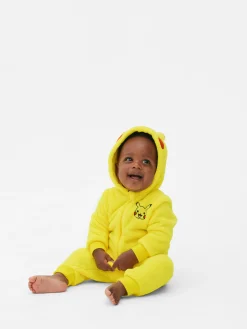 Schlafanzüge Und Nachtwäsche|Schlafanzüge Und Nachtwäsche|Primark „Pokémon Pikachu“ Einteiler Gelb