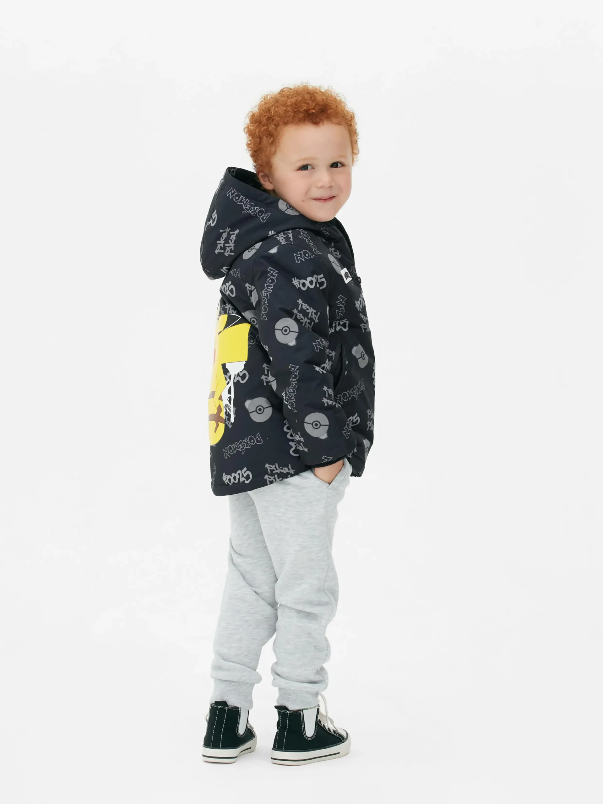 Jacken Und Mäntel|Primark „Pokémon Pikachu“ Parka Schwarz
