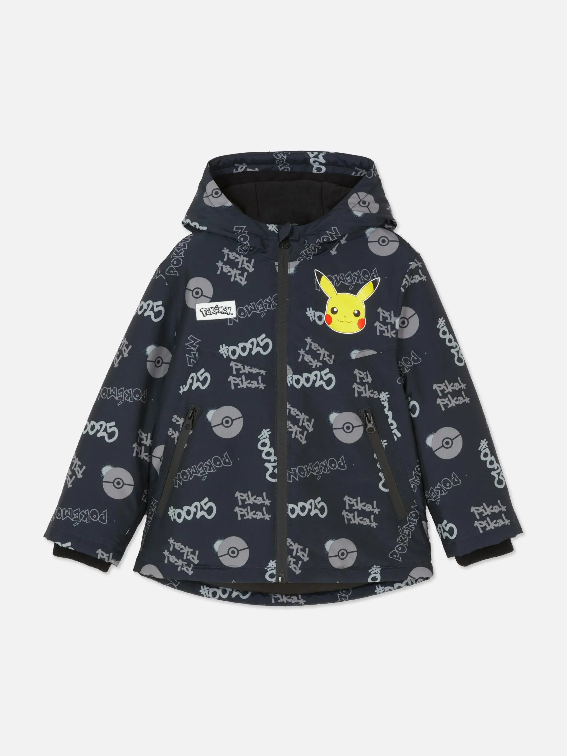 Jacken Und Mäntel|Primark „Pokémon Pikachu“ Parka Schwarz