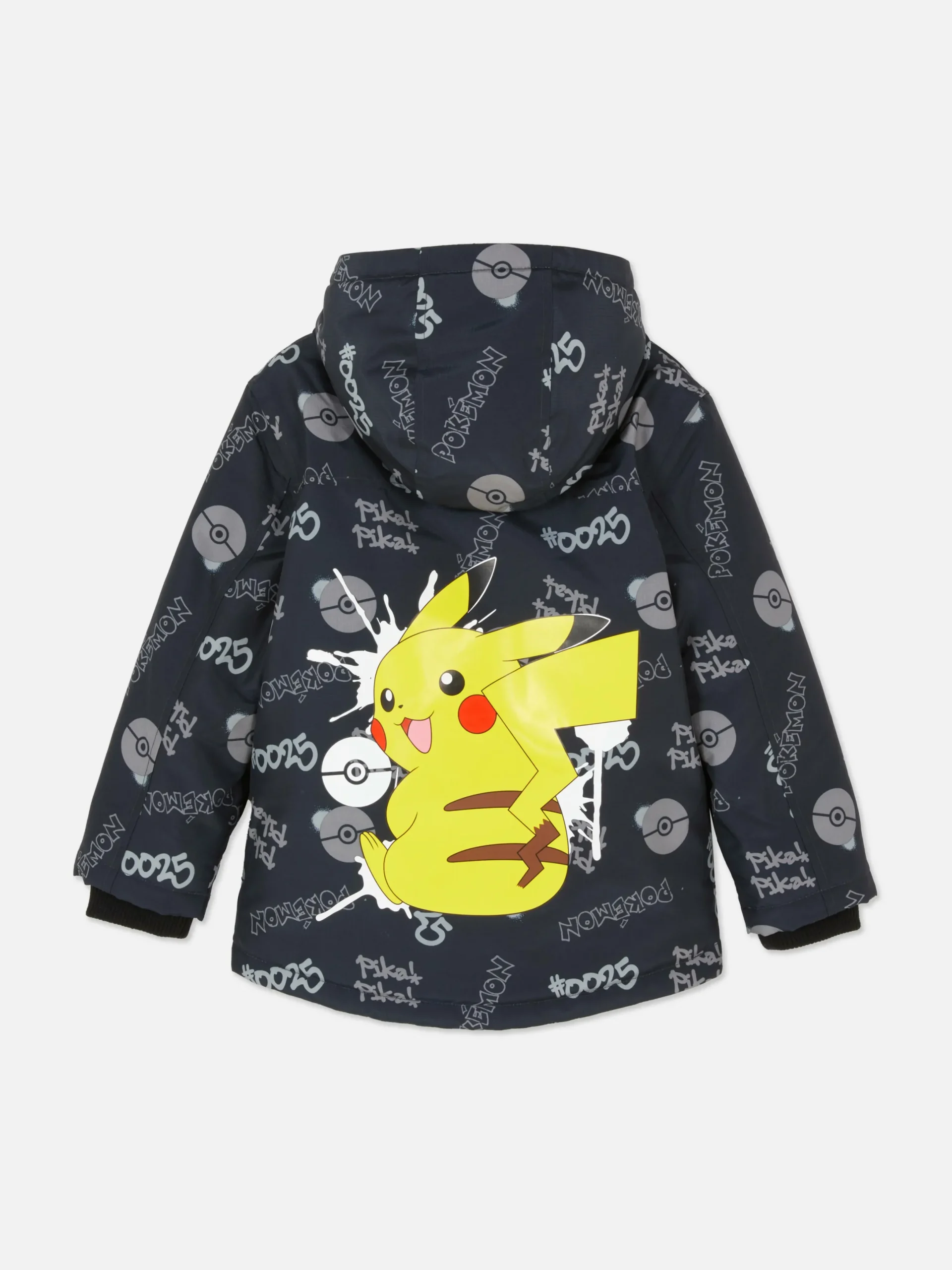 Jacken Und Mäntel|Primark „Pokémon Pikachu“ Parka Schwarz