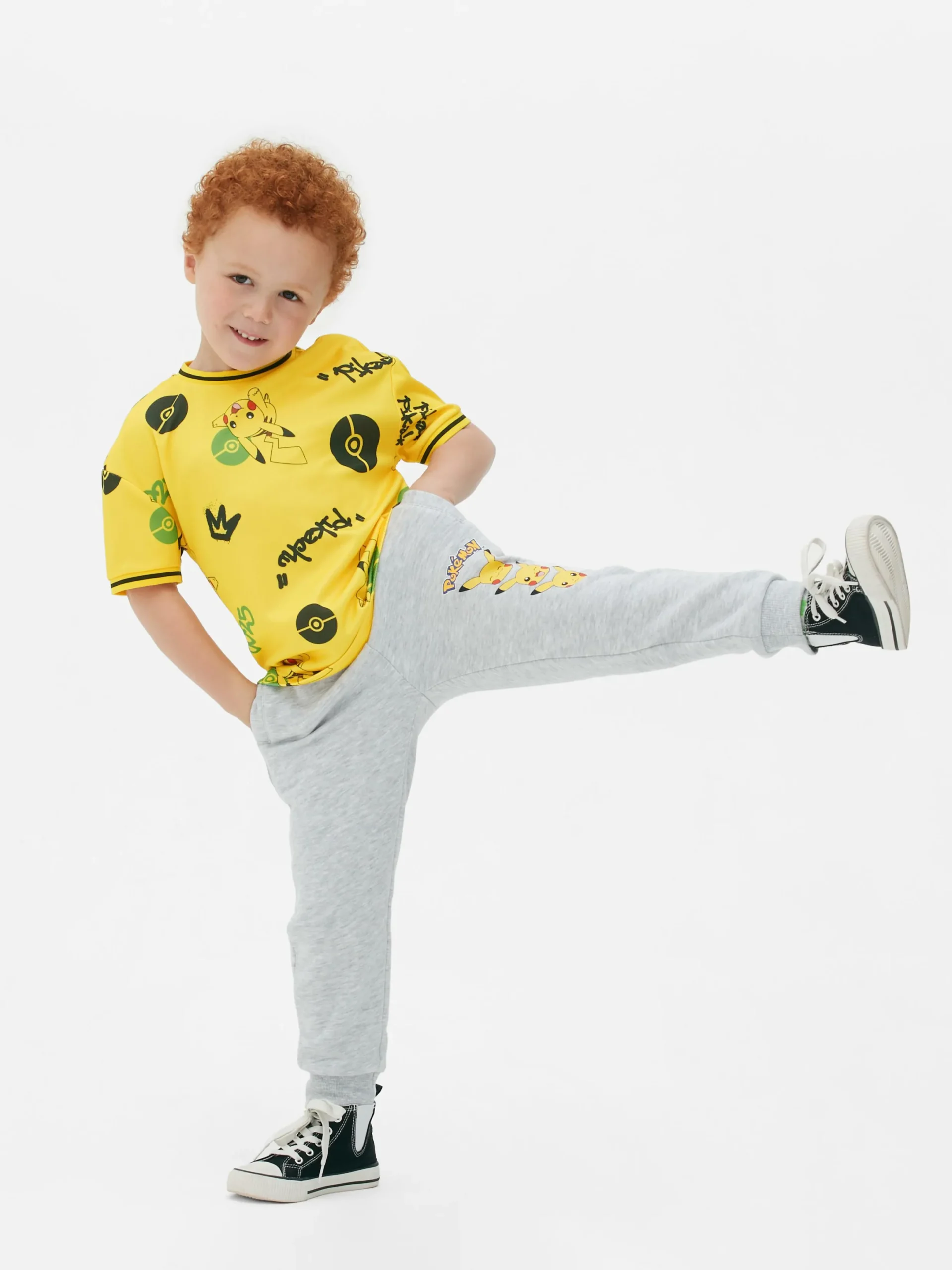 Tops Und T-Shirts|Primark „Pokémon Pikachu“ T-Shirt Mit Grafik Gelb