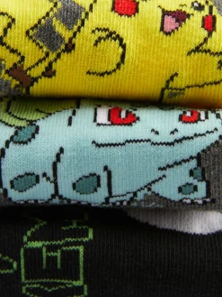 Socken|Primark „Pokémon“ Sneakersocken, 3-er Pack Gelb