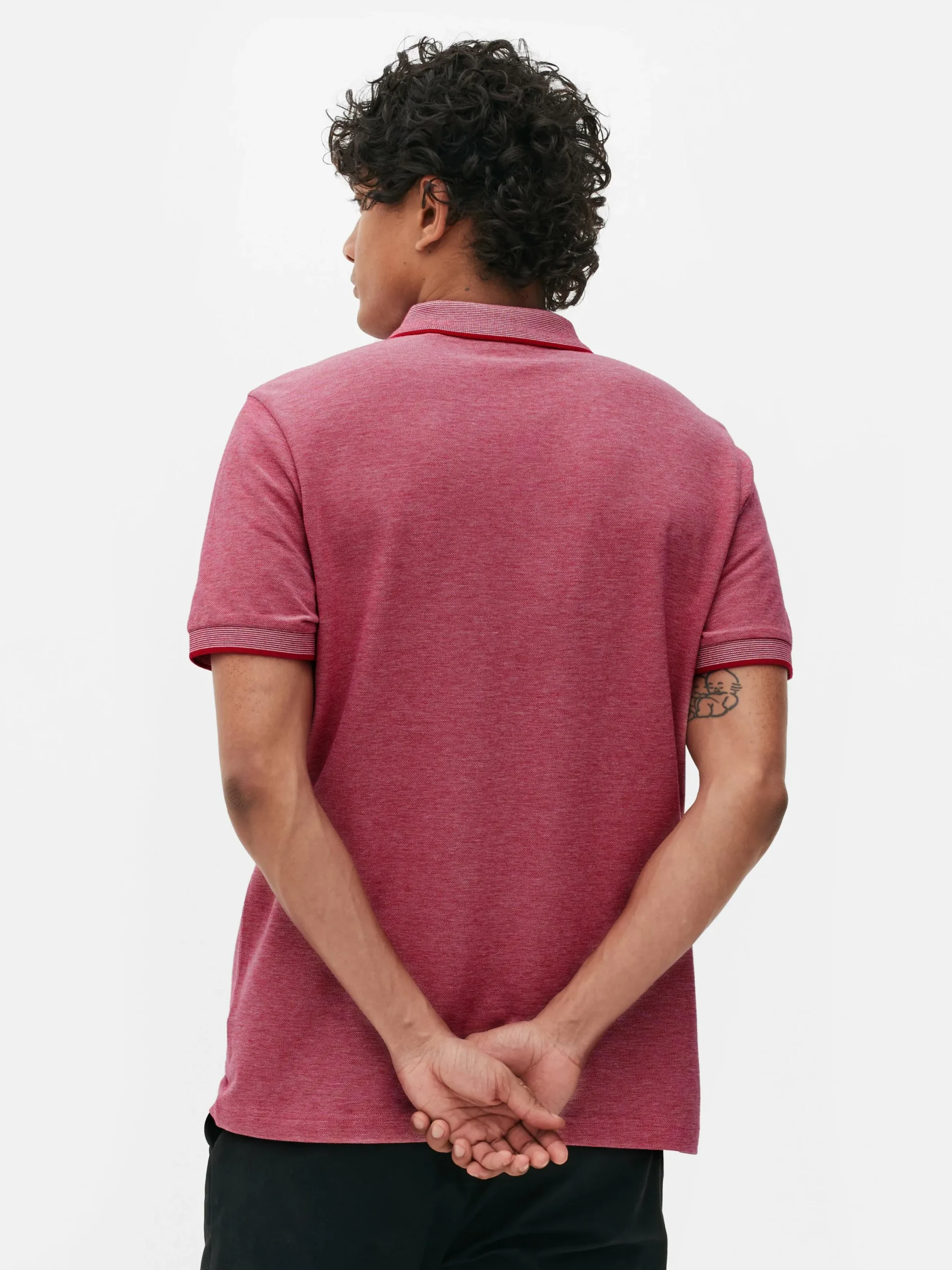 Tops Und T-Shirts|Primark Poloshirt Aus Birdseye-Gewebe Rot