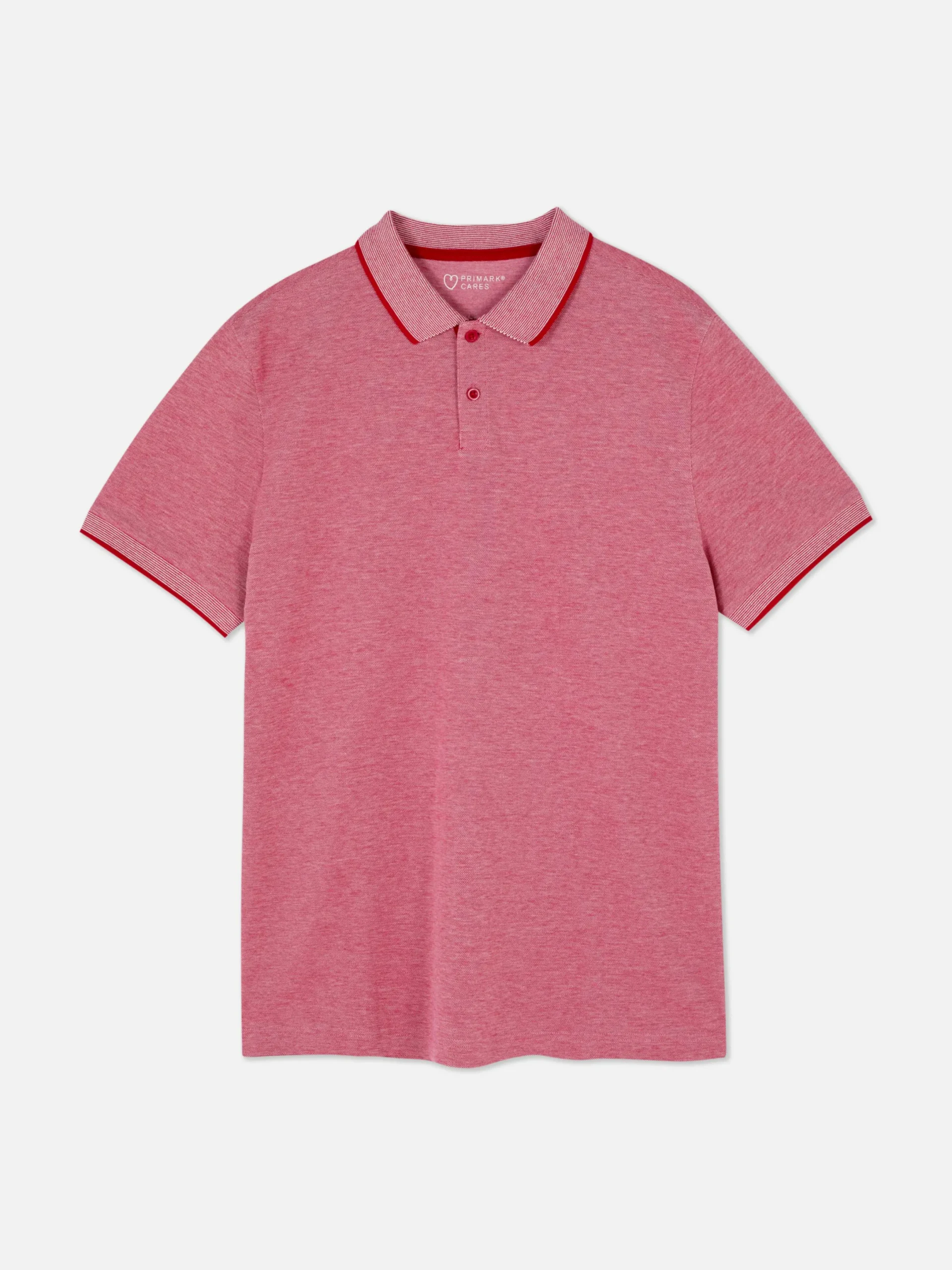 Tops Und T-Shirts|Primark Poloshirt Aus Birdseye-Gewebe Rot