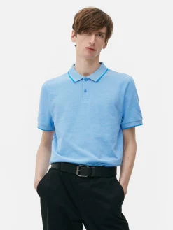 Tops Und T-Shirts|Primark Poloshirt Aus Birdseye-Gewebe Blau