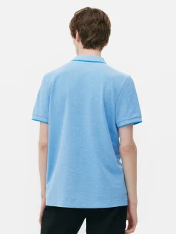 Tops Und T-Shirts|Primark Poloshirt Aus Birdseye-Gewebe Blau