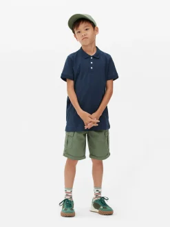 Tops Und T-Shirts|Primark Poloshirt Aus Flammengarn Marineblau