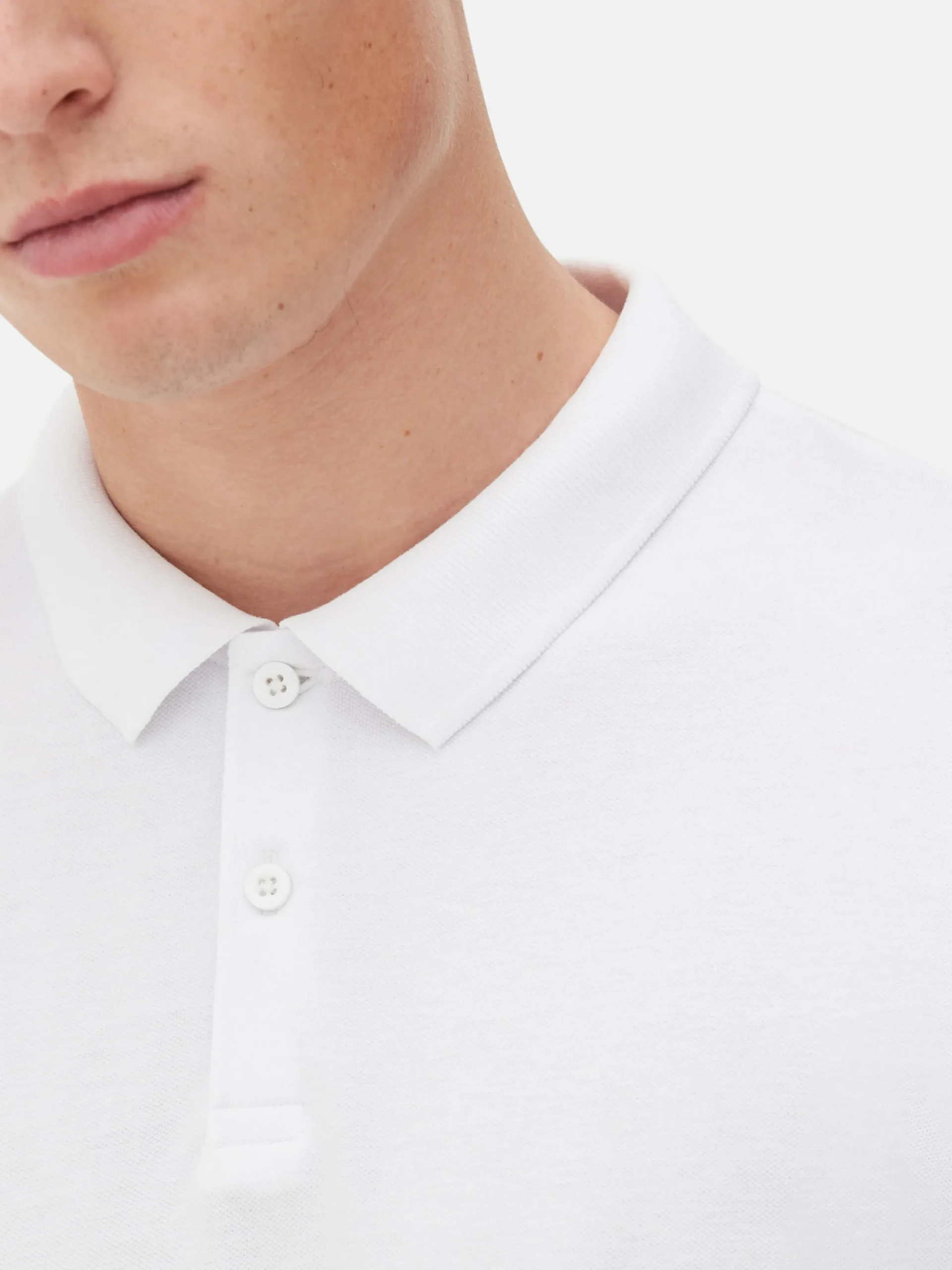 Tops Und T-Shirts|Primark Poloshirt Aus Piqué Weiß