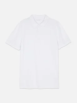 Tops Und T-Shirts|Primark Poloshirt Aus Piqué Weiß