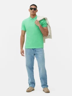 Tops Und T-Shirts|Primark Poloshirt Aus Piqué Lindgrün