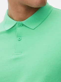 Tops Und T-Shirts|Primark Poloshirt Aus Piqué Lindgrün