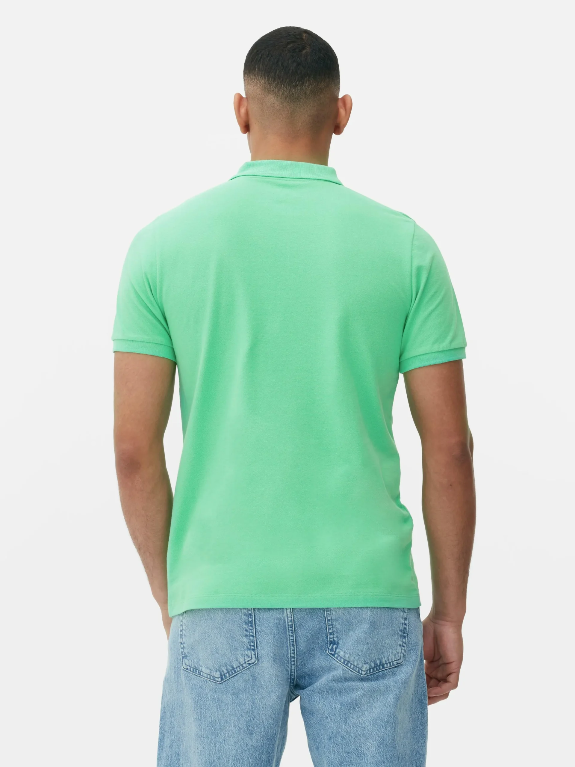 Tops Und T-Shirts|Primark Poloshirt Aus Piqué Lindgrün