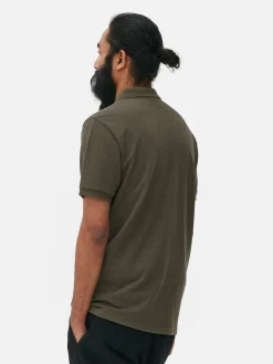 Tops Und T-Shirts|Primark Poloshirt Aus Piqué Khakifarben