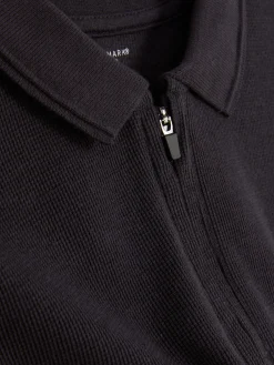 Tops Und T-Shirts|Primark Poloshirt Mit Reißverschluss Marineblau