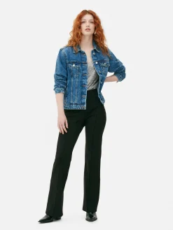 Hosen Und Leggings|Primark Ponté-Hose Mit Ausgestelltem Bein Schwarz