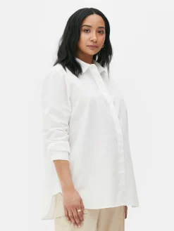 Blusen|Primark Popeline-Umstandsshirt Weiß