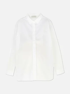 Blusen|Primark Popeline-Umstandsshirt Weiß