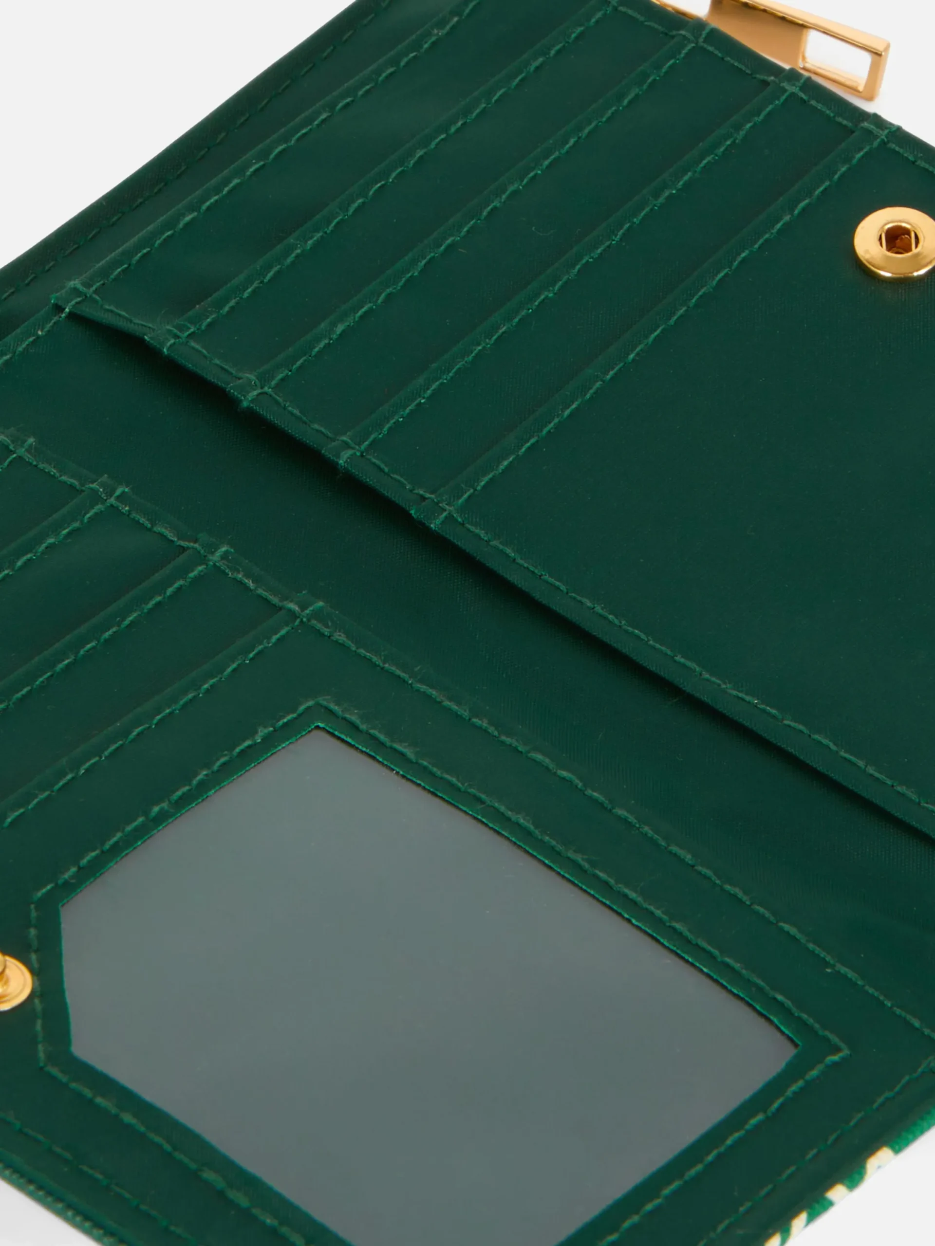 Taschen Und Portemonnaies|Primark Portemonnaie Mit Monogramm Und Reißverschluss Grün