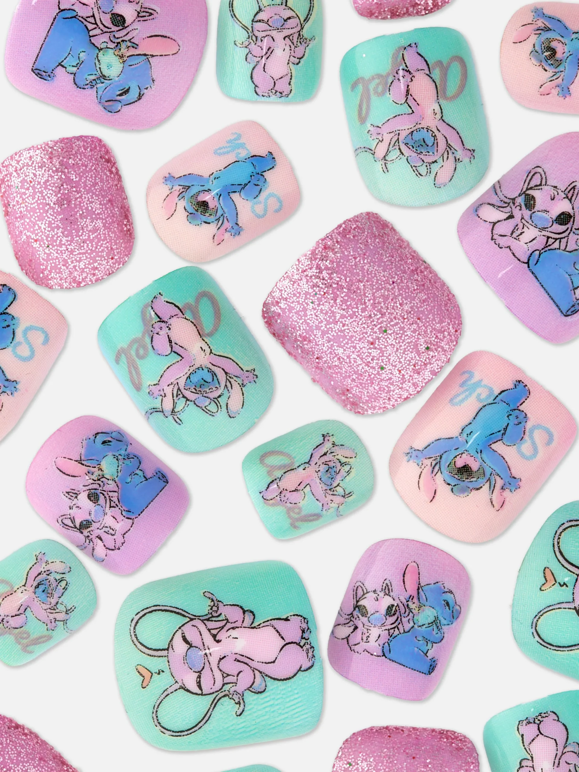 Kunstnägel|Primark PS… „Disney Stitch“ Mini-Kunstnägel Multi