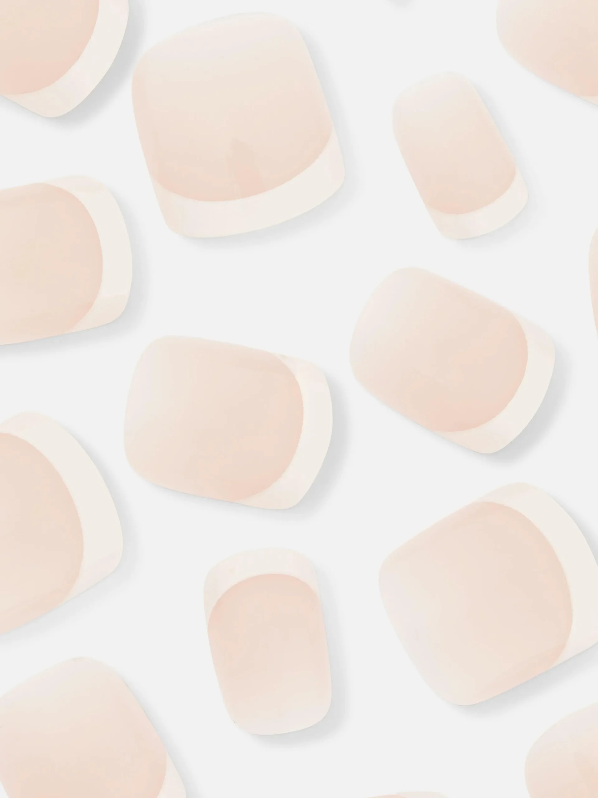 Kunstnägel|Primark PS… Eckige, Glänzende Kunstnägel Mit French-Spitze Nude