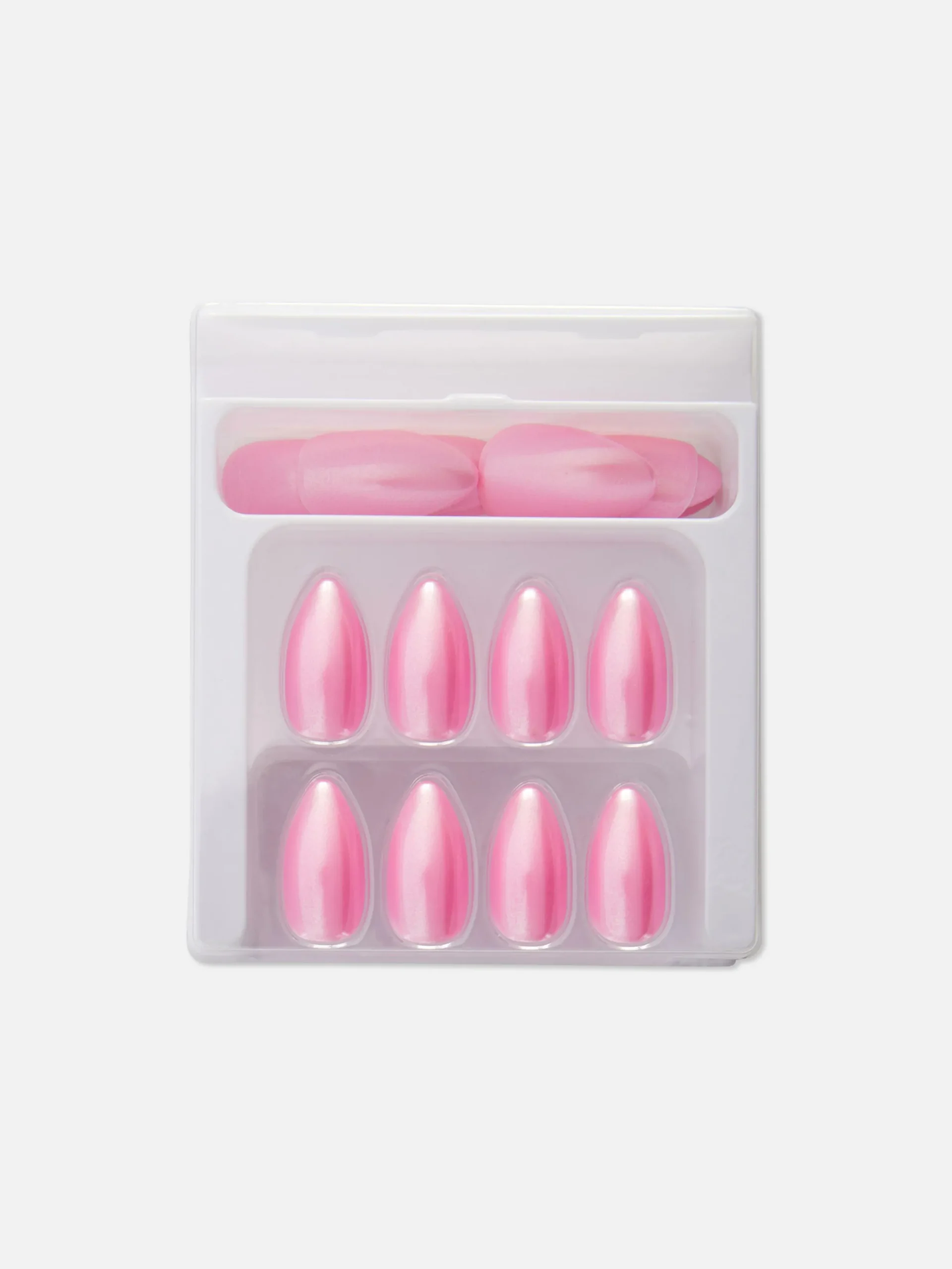 Kunstnägel|Primark PS… Glänzende, Spitze Kunstnägel Rosa