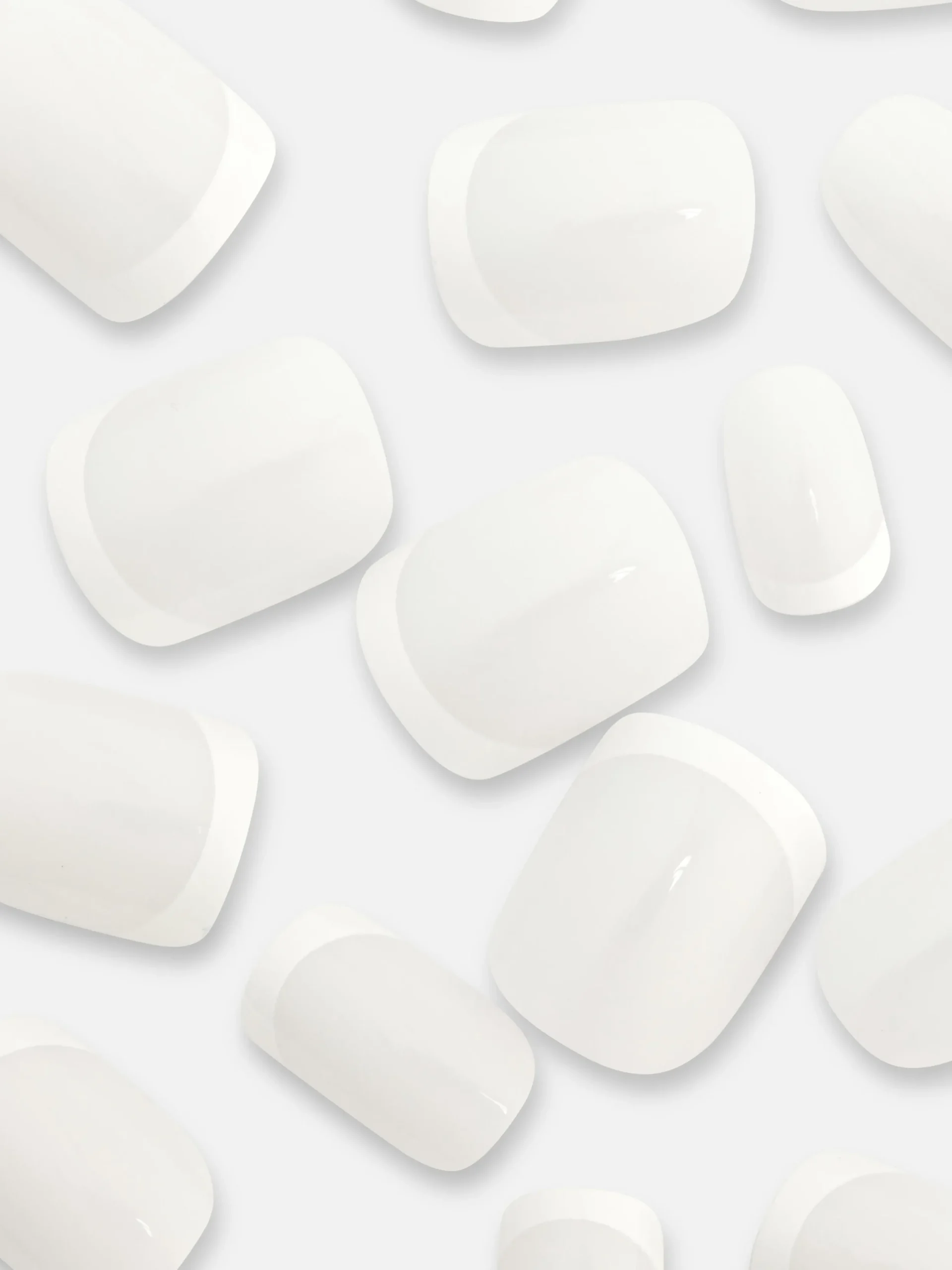 Kunstnägel|Primark PS… Quadratische, Glänzende Kunstnägel Nude