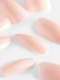 Kunstnägel|Primark PS… Spitze, Milchig Glänzende Kunstnägel Hellrosa