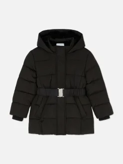 Jacken Und Mäntel|Primark Pufferjacke Mit Gürtel Schwarz
