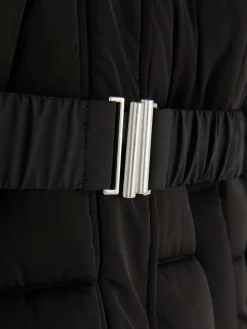 Jacken Und Mäntel|Primark Pufferjacke Mit Gürtel Schwarz