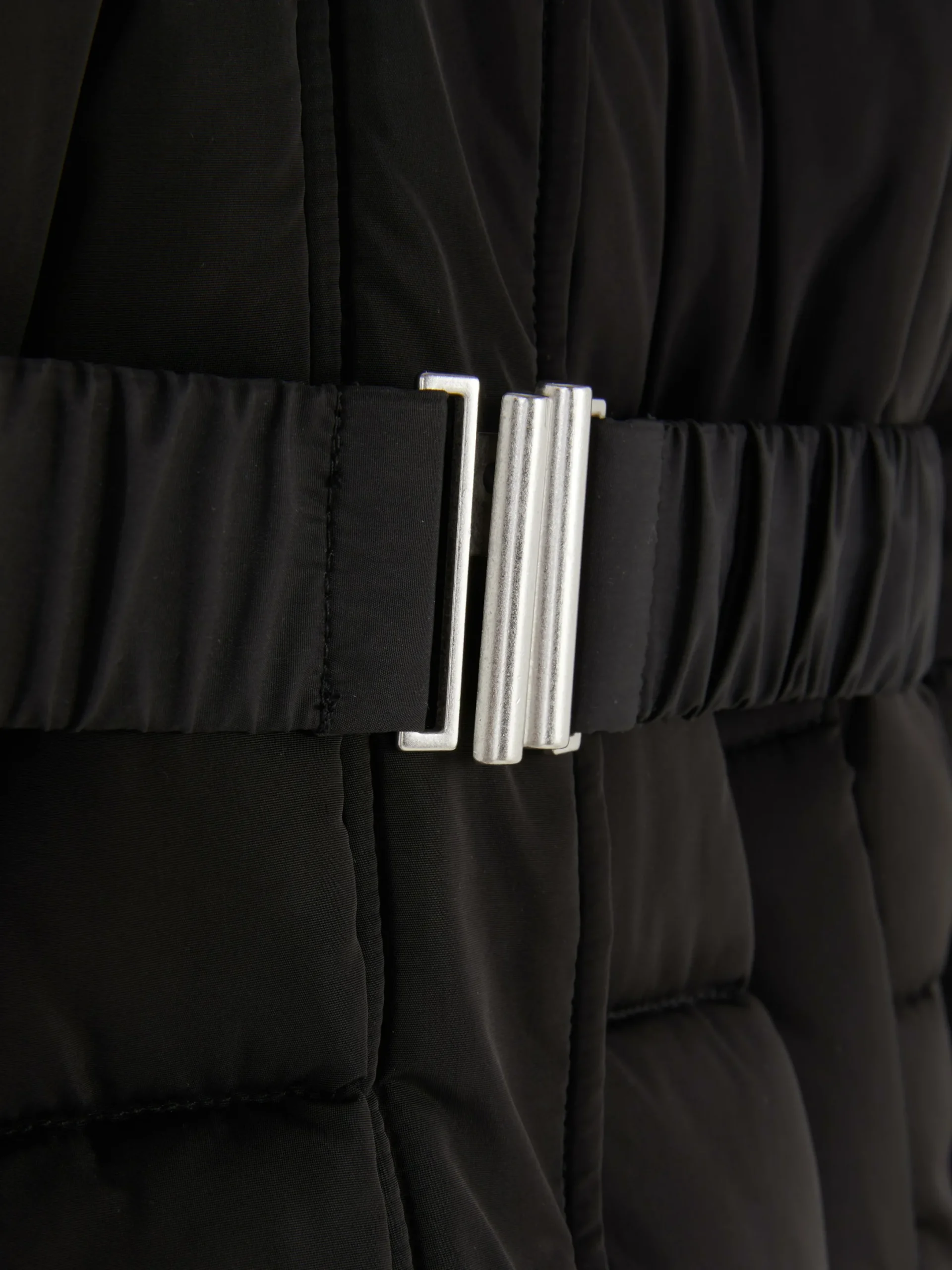 Jacken Und Mäntel|Primark Pufferjacke Mit Gürtel Schwarz