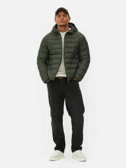 Jacken Und Mäntel|Primark Pufferjacke Mit Kapuze Khakifarben