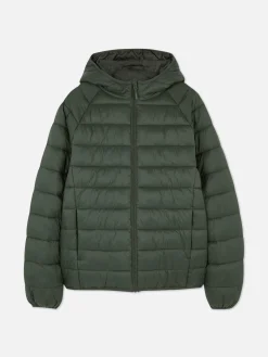 Jacken Und Mäntel|Primark Pufferjacke Mit Kapuze Khakifarben