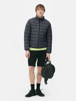Jacken Und Mäntel|Primark Pufferjacke Mit Trichterkragen Anthrazitfarben