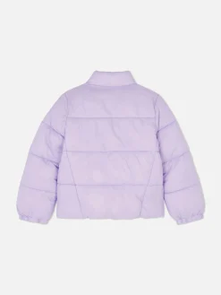 Jacken Und Mäntel|Primark Pufferjacke Mit Trichterkragen Lilafarben