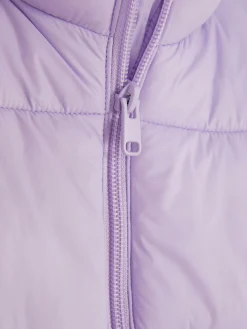 Jacken Und Mäntel|Primark Pufferjacke Mit Trichterkragen Lilafarben