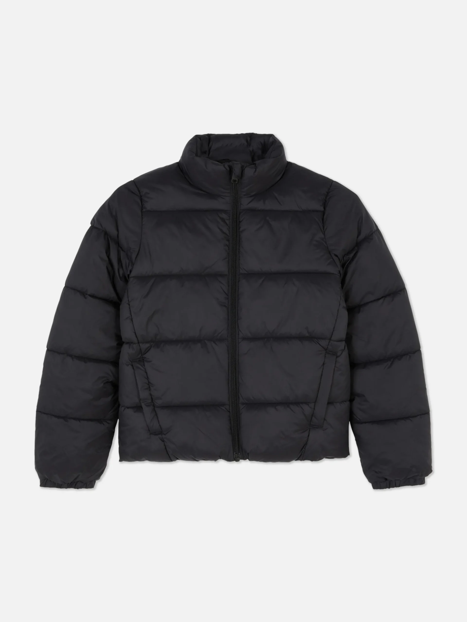 Jacken Und Mäntel|Primark Pufferjacke Mit Trichterkragen Schwarz