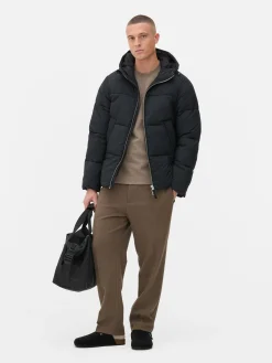 Jacken Und Mäntel|Primark Pufferjacke Mit Zwei-Wege-Reißverschluss Schwarz