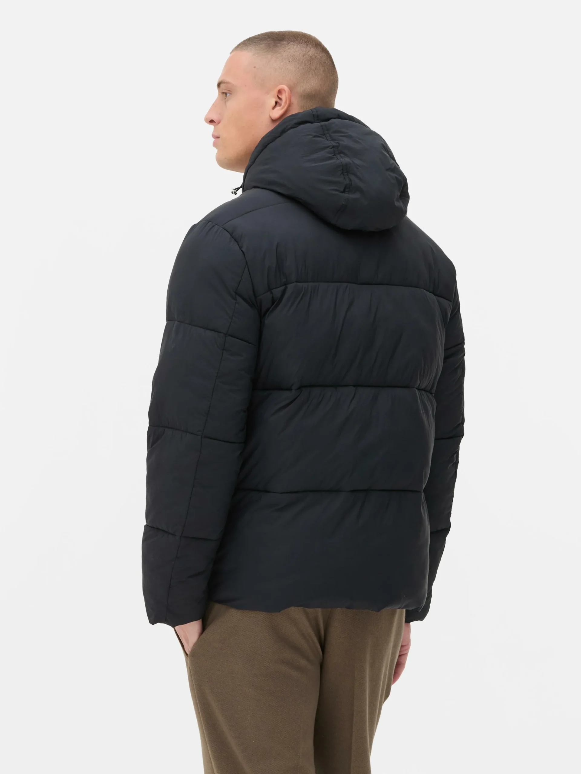 Jacken Und Mäntel|Primark Pufferjacke Mit Zwei-Wege-Reißverschluss Schwarz