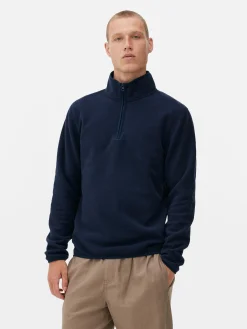 Pullover Und Cardigans|Hoodies Und Sweatshirts|Primark Pullover Aus Fleece Mit Halbem Reißverschluss Marineblau